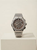 Stainless Steel Luxury Watch featuring Hublot Skeleton Dial